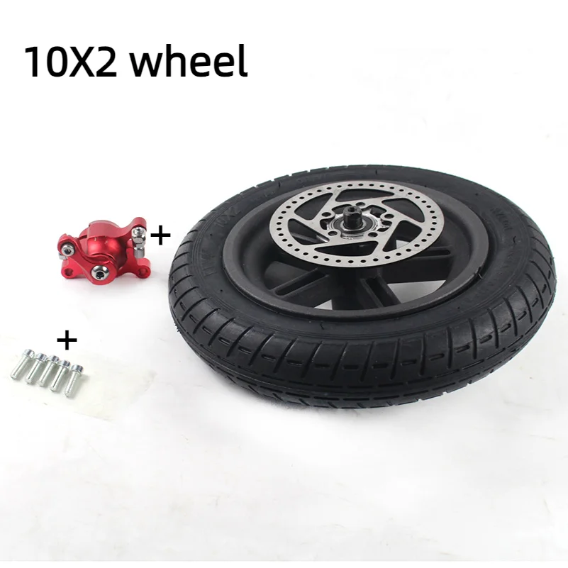

10 inch pneumatic wheels 10x2.0 tires and alloy disc brake rims suitable for electric scooter balance air cushion 10*2 tires
