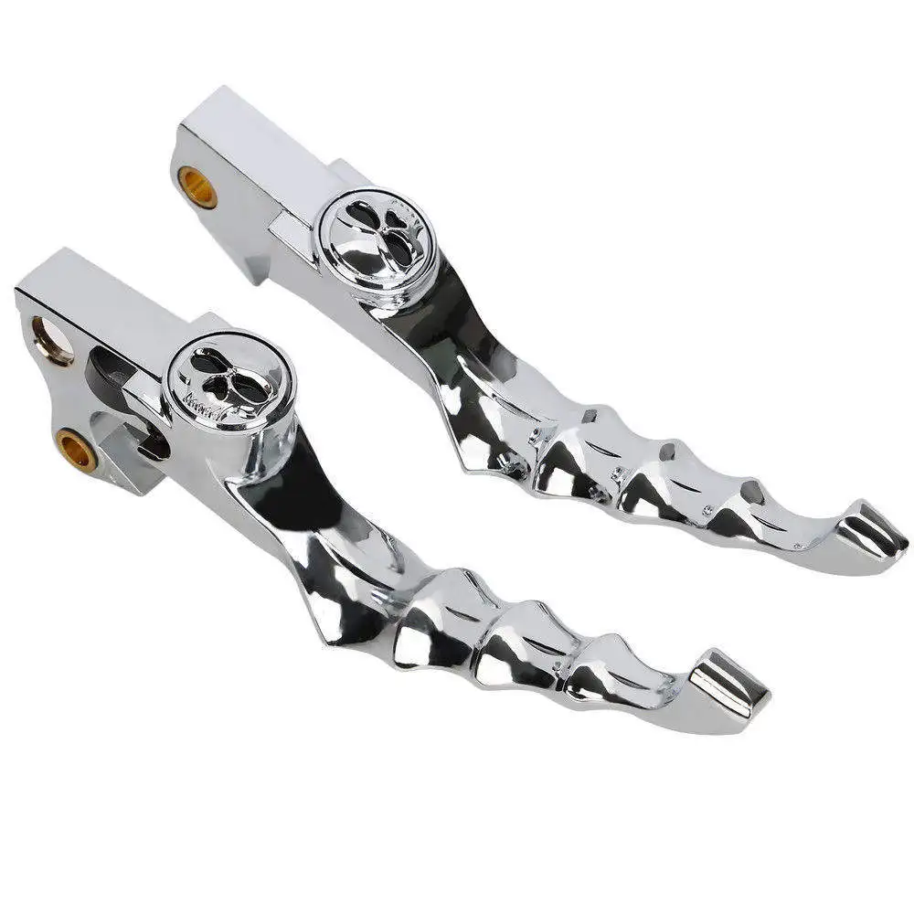 Custom Color Motorcycle Chrome Zombie Brake Clutch Lever for Motorcycle Accessories