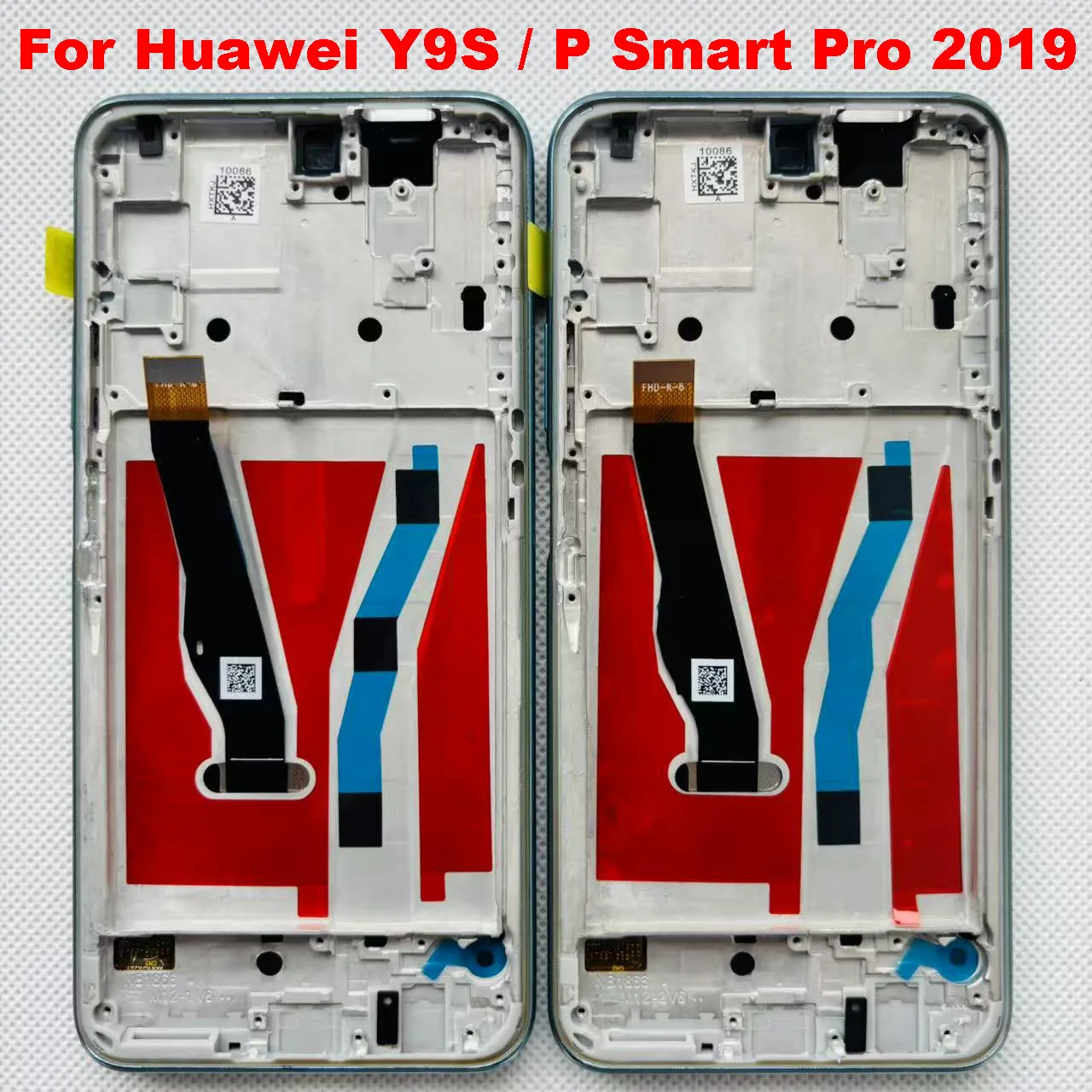 

6.59‘’ High brightness For Huawei Y9S / P Smart Pro 2019 LCD Display With Touch Screen 10 touch Digitizer Assembly Frame STK-L21