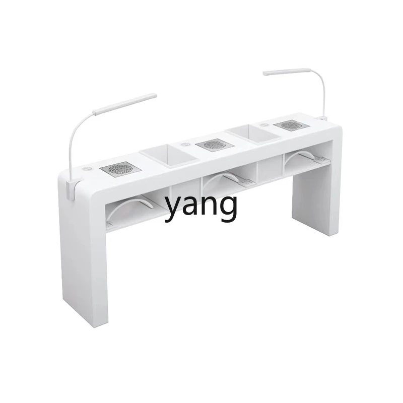 LTT Simple Single Double Three-Person Nail-Beautification Table Manicure Table Drawer Storage Vacuum Cleaner Paint