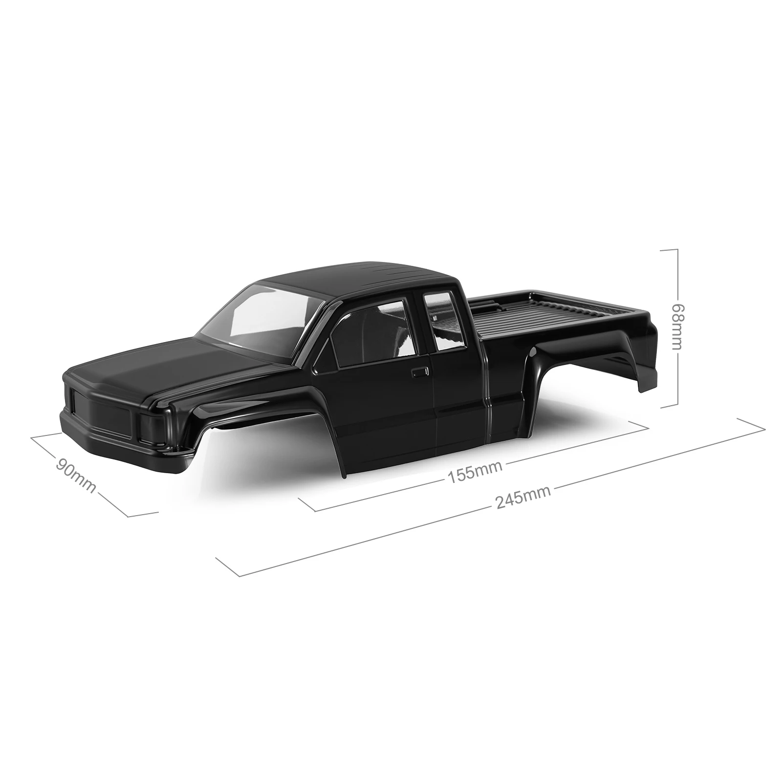 INJORA IR90-24 Body for 1/24 SCX24, 155mm Wheelbase, Polycarbonate