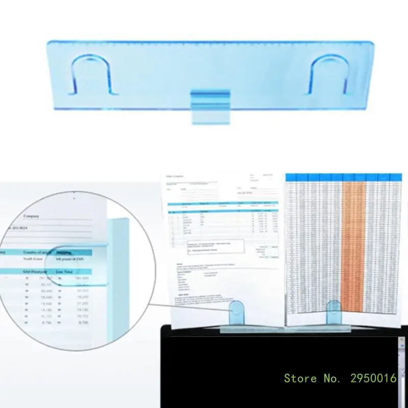 

Document Holder Clip Note Organiser for Laptops, Document Paper Holder for Typing Reading Document