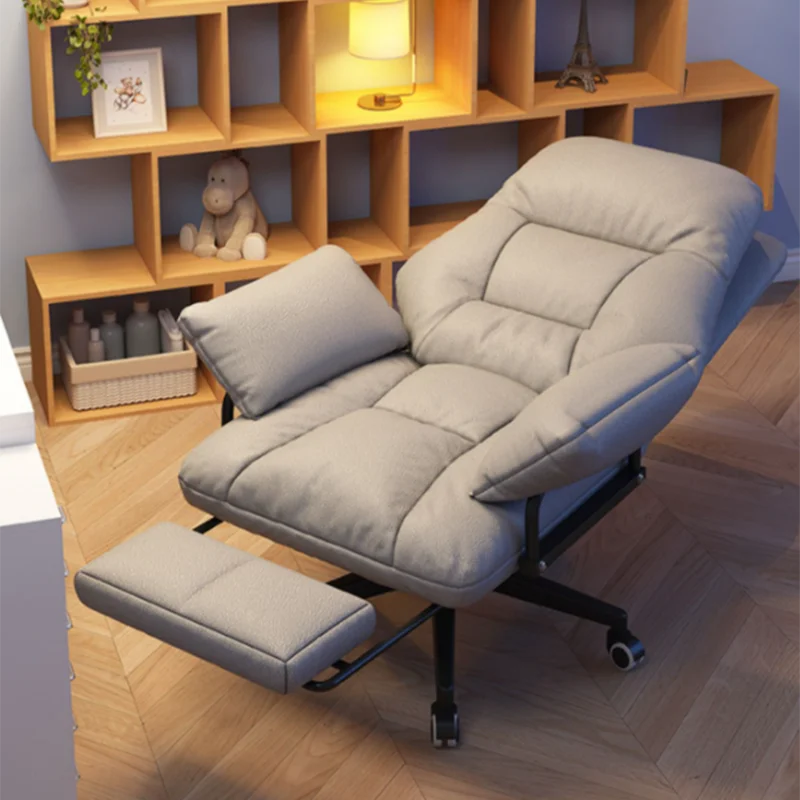 Cojín trasero giratorio moderno para silla De oficina, asiento De cuerpo completo, ergonómico, cómodo, a la moda, Sillas móviles De Playa, muebles
