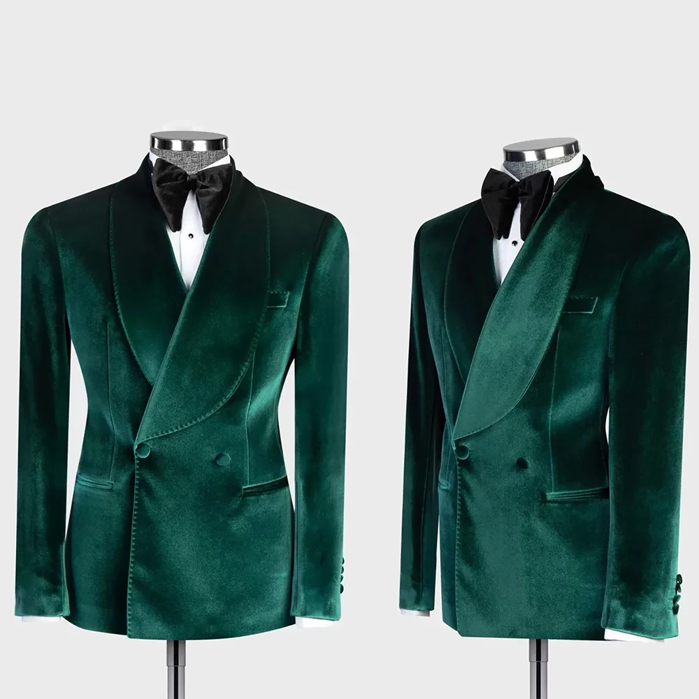 

Роскошные мужские костюмы, комплект из двух предметов, пиджак, брюки, двубортный атласный костюм с прозрачными лацканами, деловая официальная рабочая одежда, свадебный костюм жениха Homme