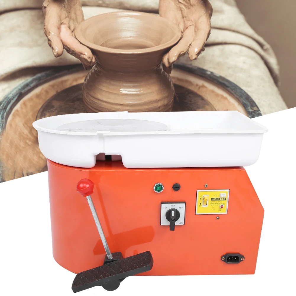 

Ceramic Pottery Electric Machine Detachable Basin Adjustable Speed Art Craft Clay Tool 350W Pottery Electric Machine