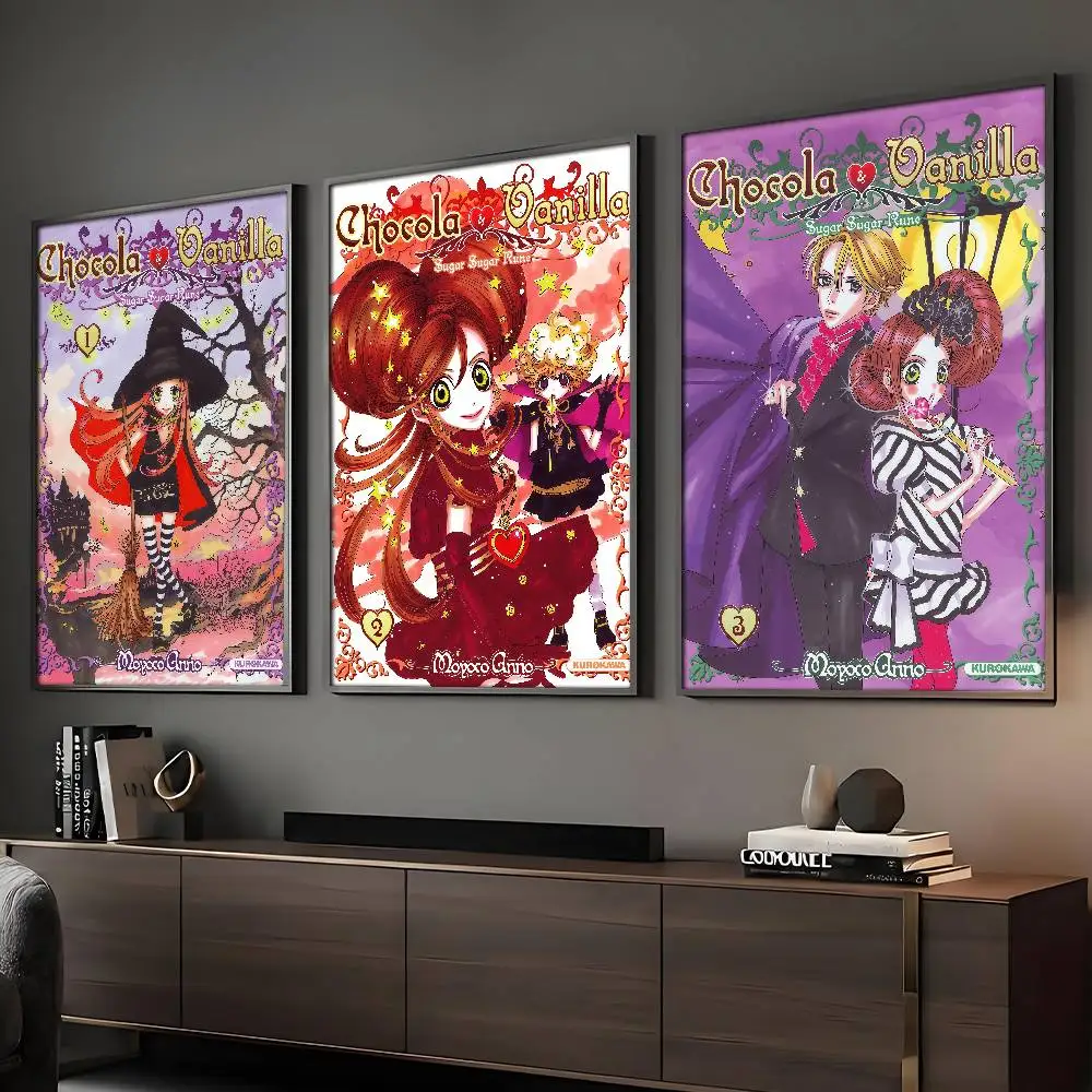 Anime S-Sugar Sugar Rune Poster HD Sticky Wall Art Printing Waterproof Home Living Bed Room Bar Aesthetic Decor