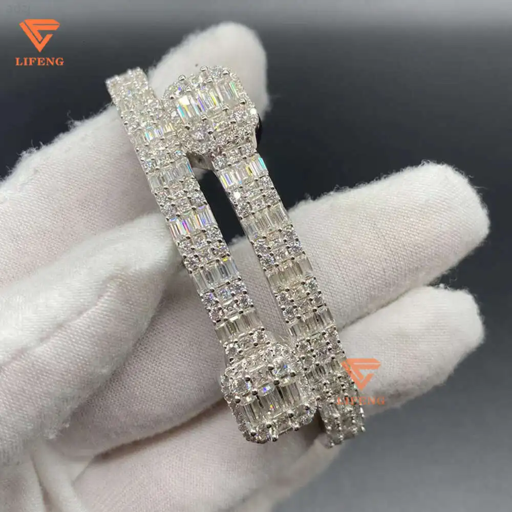 Selling Jewelry Fashion d Vvs Moissanite Diamond Bracelet 925 Silver Classics Bracelet for Men and Women