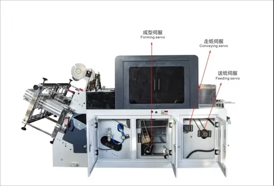 paper lunch box/salad box/hamburger box carton manual machine-made carton automatic worry-free after-sales service
