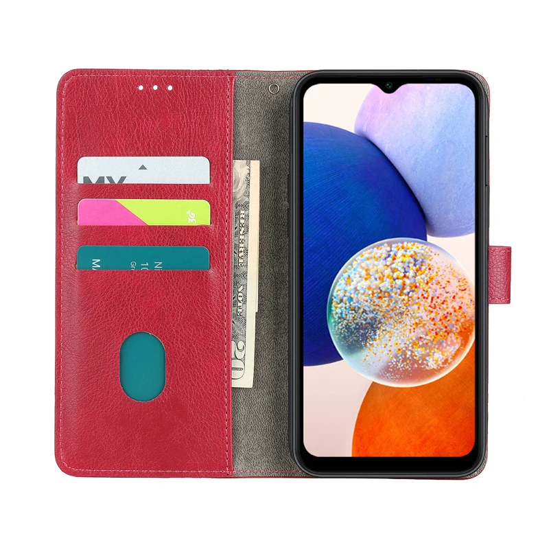 لسامسونج غالاكسي A14 5 جرام محفظة قضية الأصلي eتوي ل Telefoonhoesjes سامسونج A14 A 14 5 جرام SM-A146P SM-A146P/N الوجه غطاء