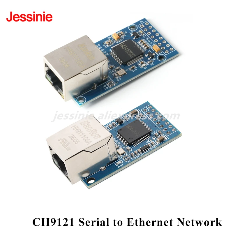 2pcs/1pc CH9121 Serial to Ethernet Network Module Convertor RJ45 Microcontroller Industrial Grade SCM STM32 Networking UART