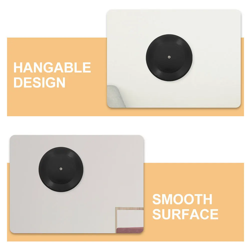 

4Pcs Vinyl Record Wall Decor Retro Plastic Record Wall Hanging Ornaments for Home Bar Party Decoration Vintage Music Theme