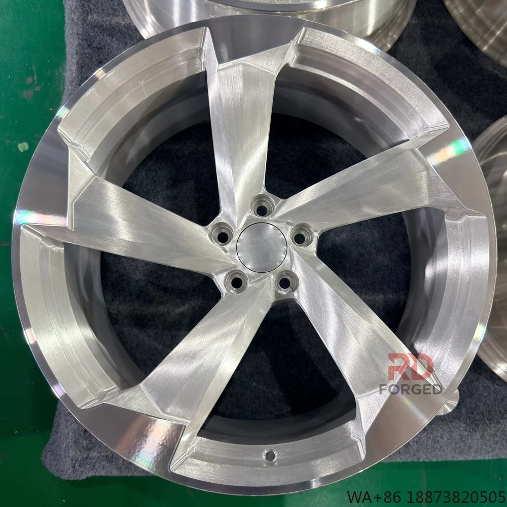 Кованые легкосплавные диски Custom Monoblock 5x114.3 5x120 5x112 с матовой отделкой для Audi RS5 RS6 RS7 RS4 A3 8V A4 B8 B9 VW Golf Mk7 Pa