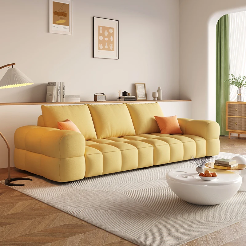 مسند الذراع شقة أريكة الكبار وسادة أرضية تصميم الحد الأدنى أريكة مريحة أنيقة Divani Da Soggiorno اكسسوارات المنزل #2