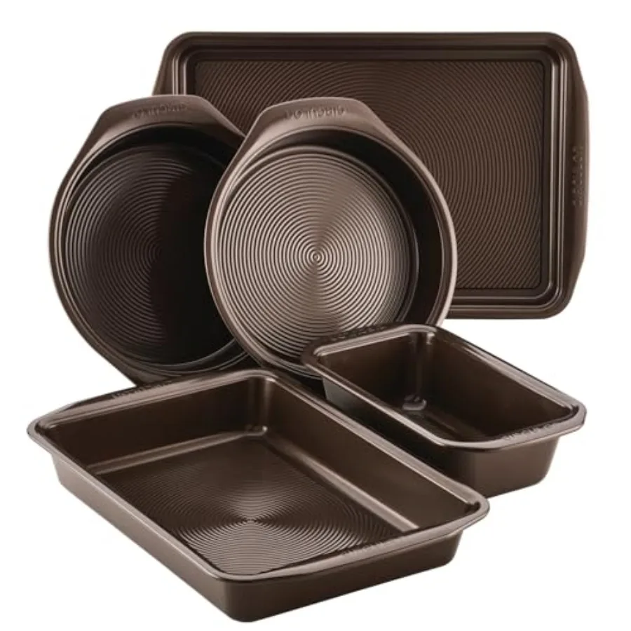 

Nonstick Bakeware Set with Nonstick Cookie Sheet Bread Pan Bakings Pan and Cake Pans