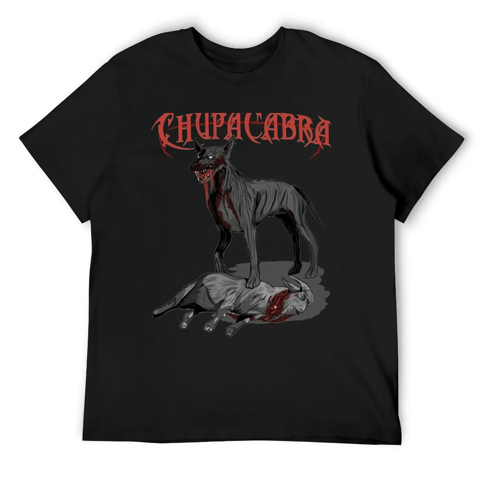 

Chupacabra T-Shirt rapper graphic tees summer clothes T-shirts man mens vintage t shirts