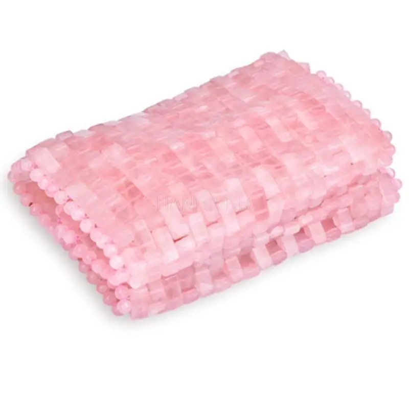 Rose Quartz Jade Beauty Massager Pink Crystal Shoulder Curtain Chest Curtain Natural Stone Massage Relaxation Skin Care Tools