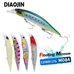 Realis Jerkbait 120F Floating Minnow Lures 17g 120mm Wholesale Rattles Leurres Peche Artificial Hard Bait Plastic Fishing Lure
