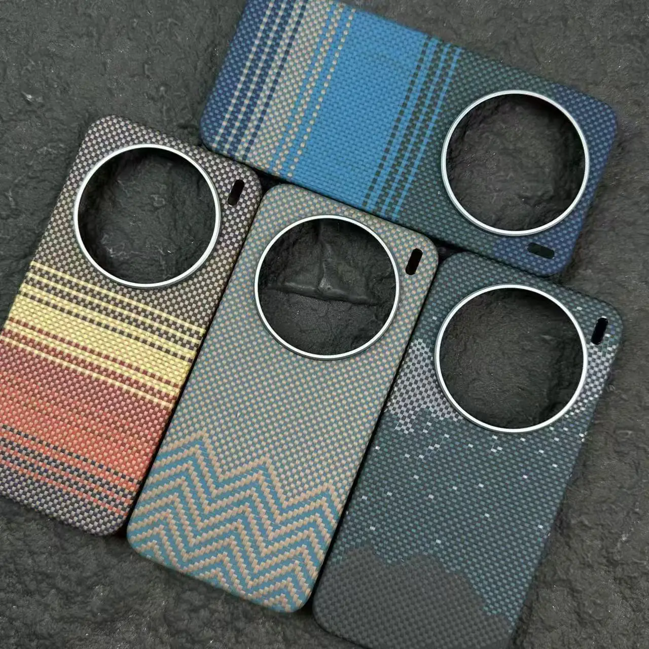 

For Magsafe Case For Vivo X200 Pro Mini Real Carbon Fiber Slim Magnetic Cover for Vivo X200 Pro Mini Aramid carbon Fiber Case