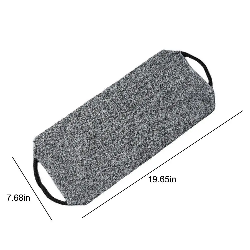 Asciugamano da doccia lungo satinato ad alta elasticità Doccia Spazzola per il corpo Massaggio da bagno Schiena Corpo Esfoliante Spazzola per il lavaggio del bagno Strumenti da bagno