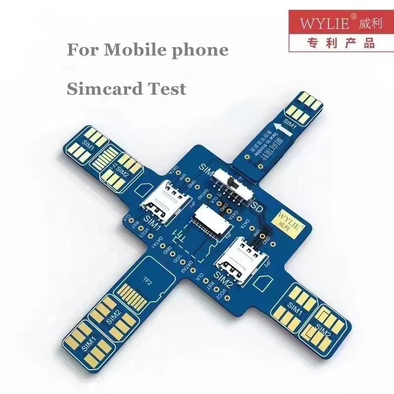 Wylie Universal Smartphone SIM Card Signal Test Board SD TF Card Tester Tool for iPhone Samsung Apple Android