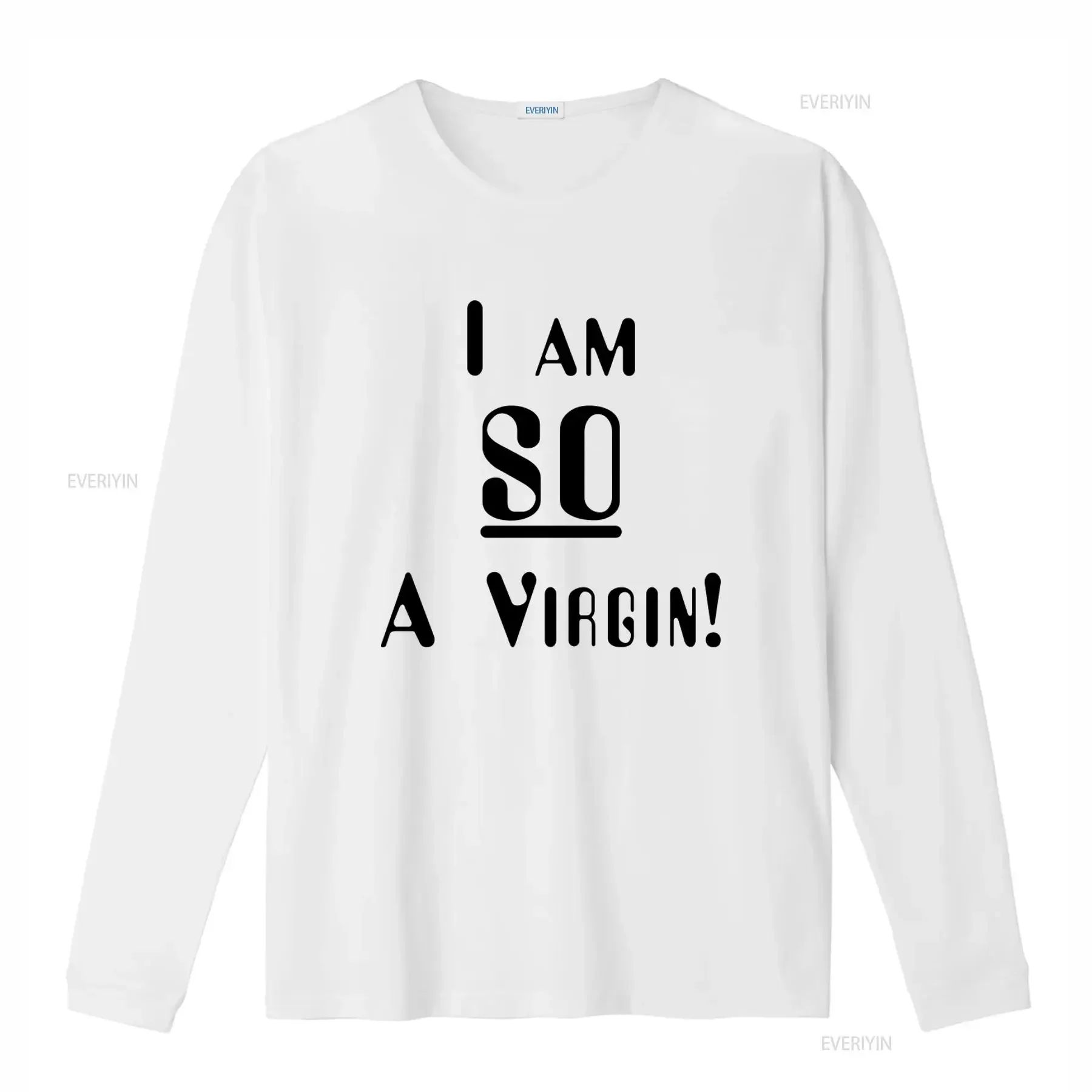 Funny I am SO a Virgin T Shirt for Humorous Fashion Statement vintage Washed Comfortable homme streetwear Unisex