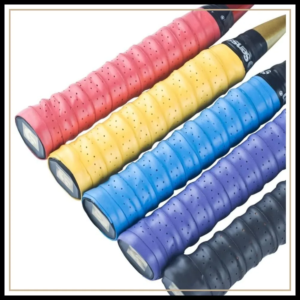 

Anti Slip Perforated Super Absorbent Tennis Overgrip Badminton Overgrip Pickleballs Overgrip for Rackets