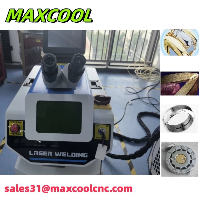 200w Small Portable Laser Welding Machine Handheld Semi-Auto Silver Necklace Ring Soldering Tools