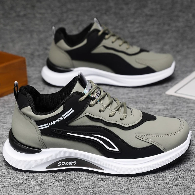

Autumn Men's Leather Casual Shoes New Comfortable and Trendy Low Top Sports Shoes 2025 Outdoor Shoes for Men Zapatos Casuales