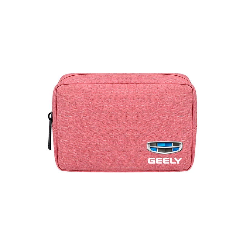 

Cable Storage Bag Waterproof Portable USB Data Line Charger Plug Storage Bag For GEELY Coolray Aktie Tugella Atlas GC6 Vision X6