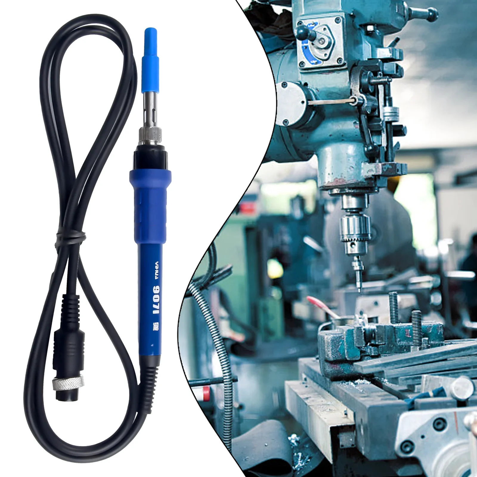 High Power 907I 6Pin Soldering Iron Handle for 995D 995D+ 853D 5A for Difficult Solder Joints and Large Connections
