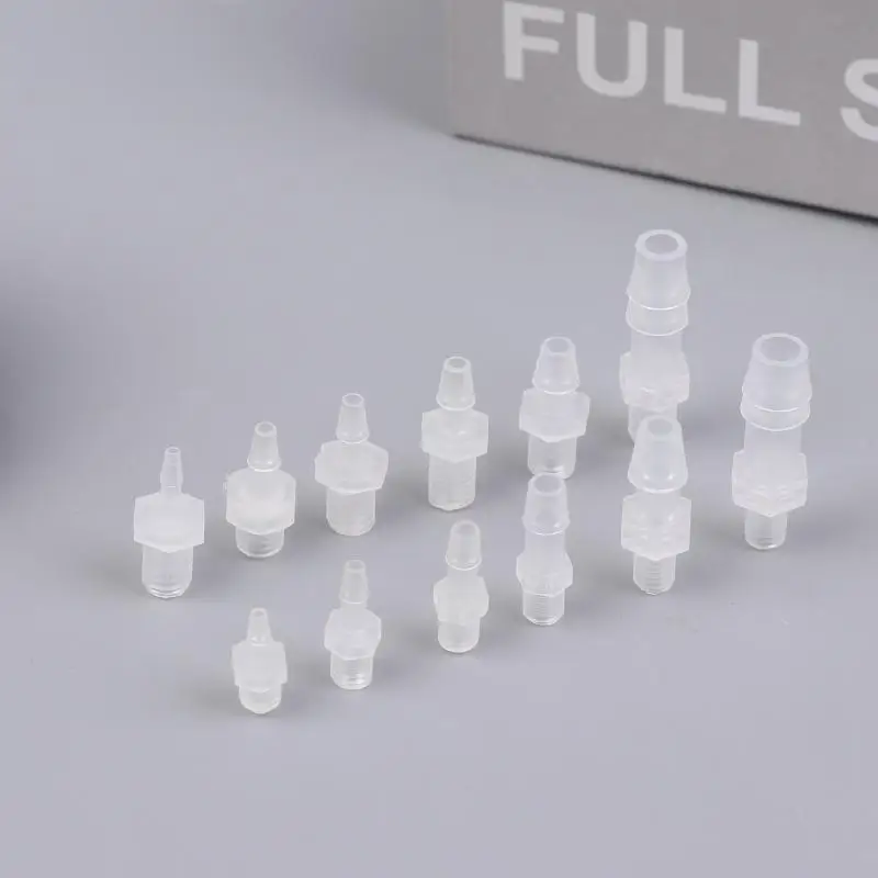 Joint Parts Air Valve Pipe Dispensing Glue Subpackaging Connector Hose Joint Adapter PP Plastic