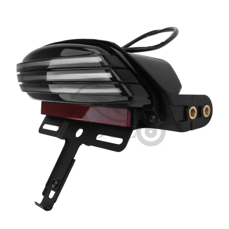 The multifunctional red rear tail light is suitable for the soft tail Daina Feiba series models