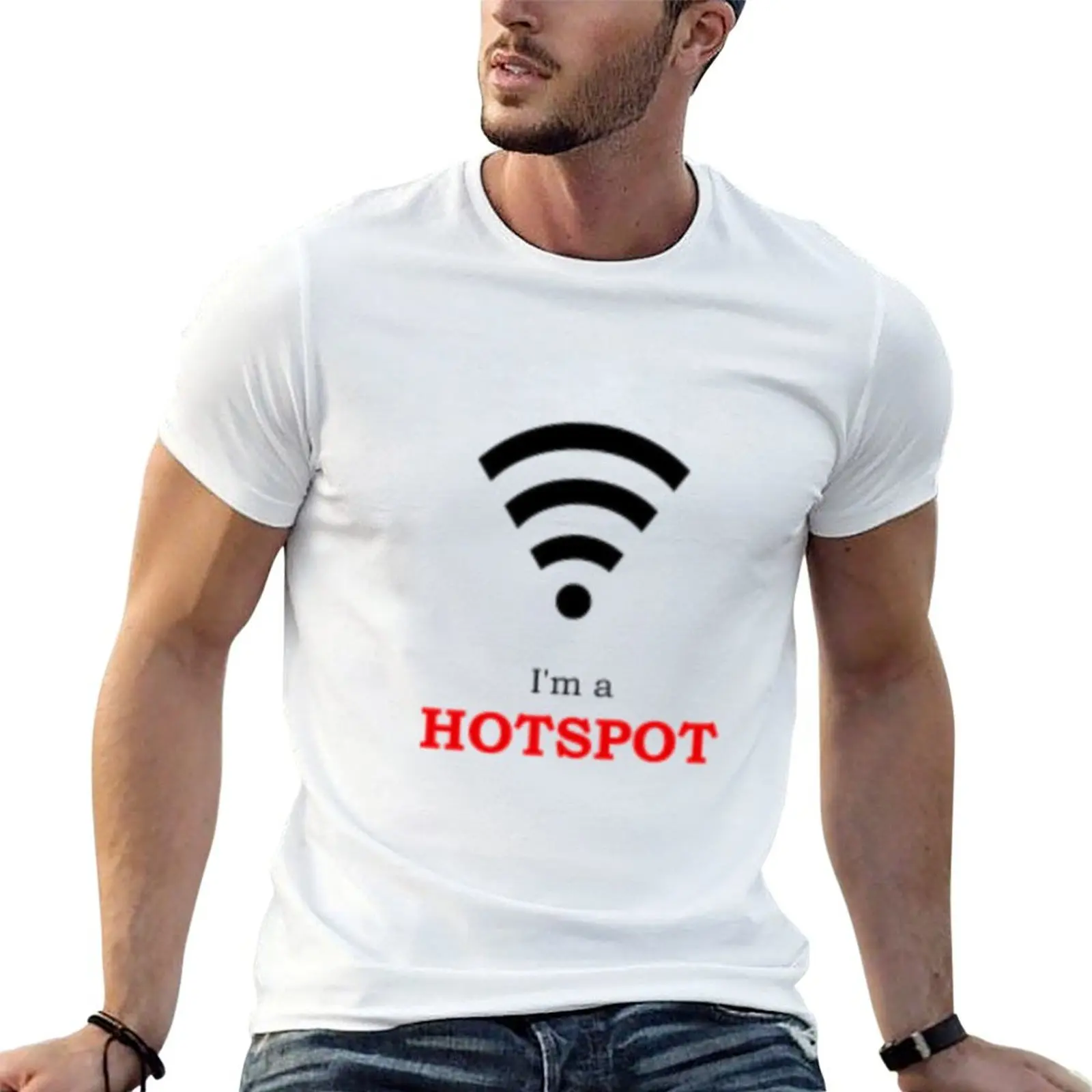 WiFi hotspot T-shirt customs design your own boys animal print quick drying men graphic t shirts