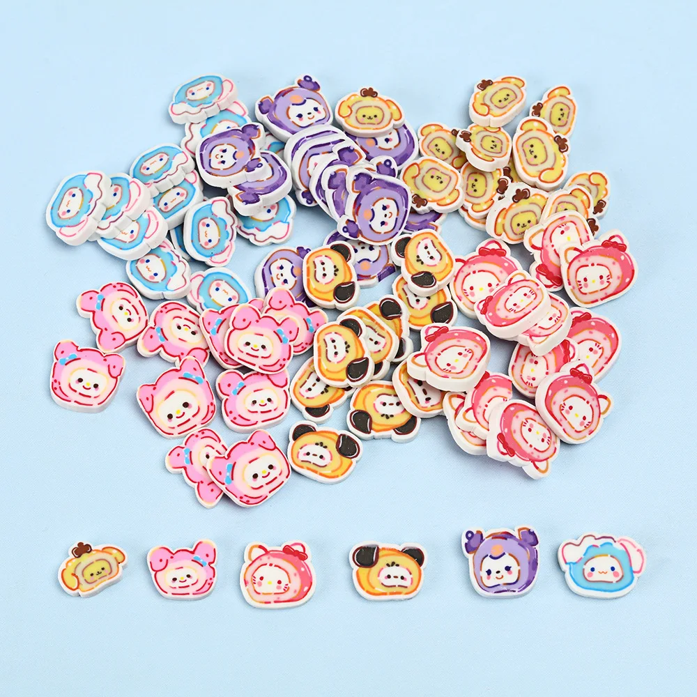 

500 г/лот полимерный 10 мм прекрасный торт животное горячая глина посыпает для изготовления поделок скрапбукинга, встряхивающих открыток DIY