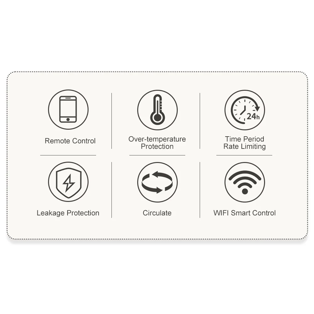DIY GO TUYA WIFI Smartlife Schutzschalter 110V 220V 63A Energiemesser mit Zeitschaltuhr, Spannungs-, Strom- und Leckageschutz – Detail 2