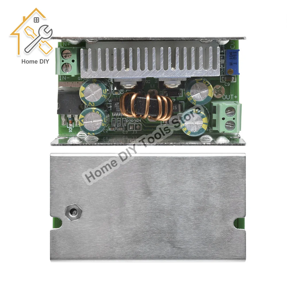 DC-DC 8-55V To 1-36V Adjustable Step Down Module Converter 15A 200W High Voltage Power Synchronous Buck Board