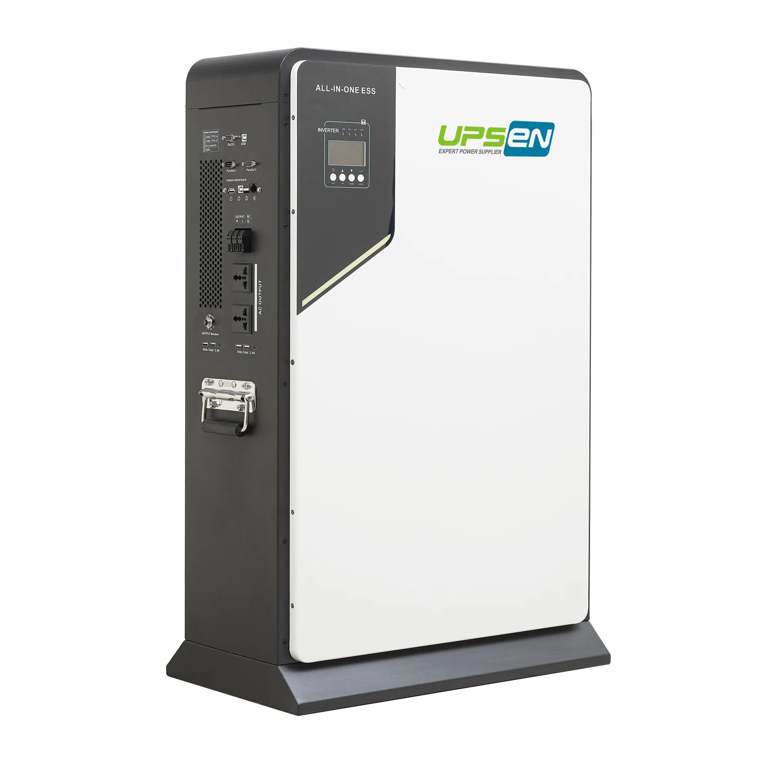 5kwh แบตเตอรี่ลิเธียมทั้งหมดในที่เดียวแบบพกพา Lifepo4ปิดกริดอินเวอร์เตอร์5KW เก็บพลังงาน