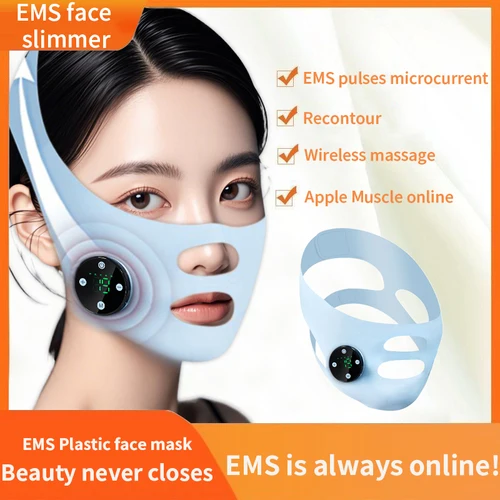 Imagen 1 del producto Vendaje facial fino, levantamiento facial en V y pliegues nasolabiales faciales reafirmantes, doble mentón para mejorar el sueño, mascarilla facial esculpida que levanta