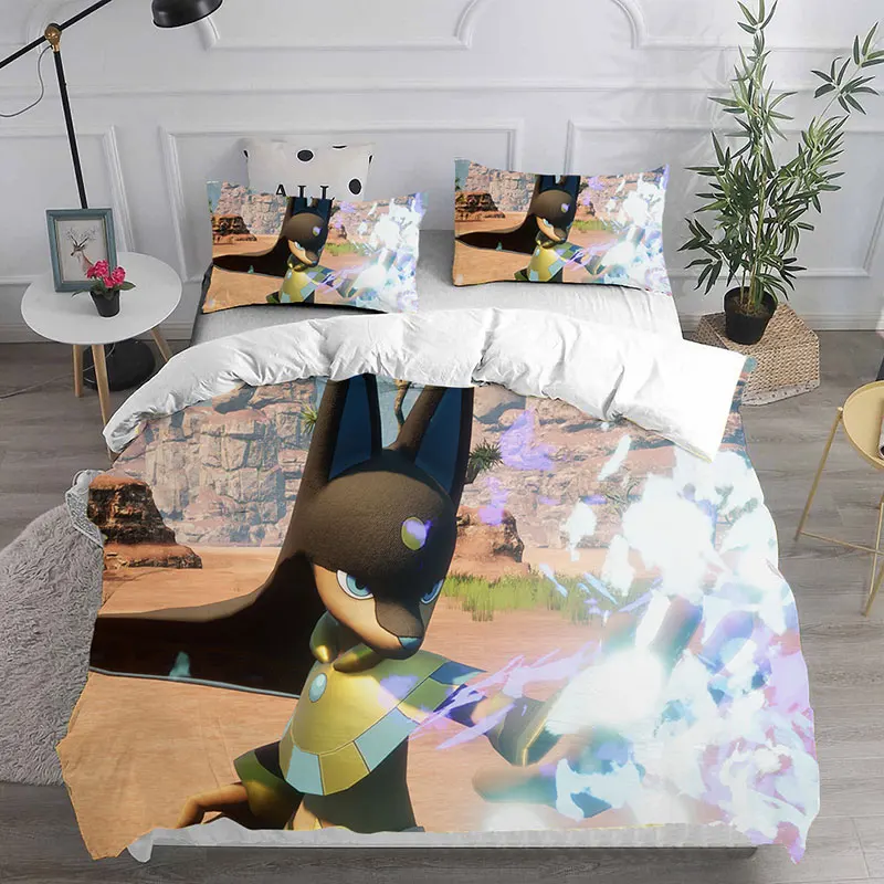 

New Game Palworld Bedding Set Comforter Quilt Bed Cover Duvet Cover Pillow Case 2-3 Pieces Sets Bedroom Decoration Home Textiles