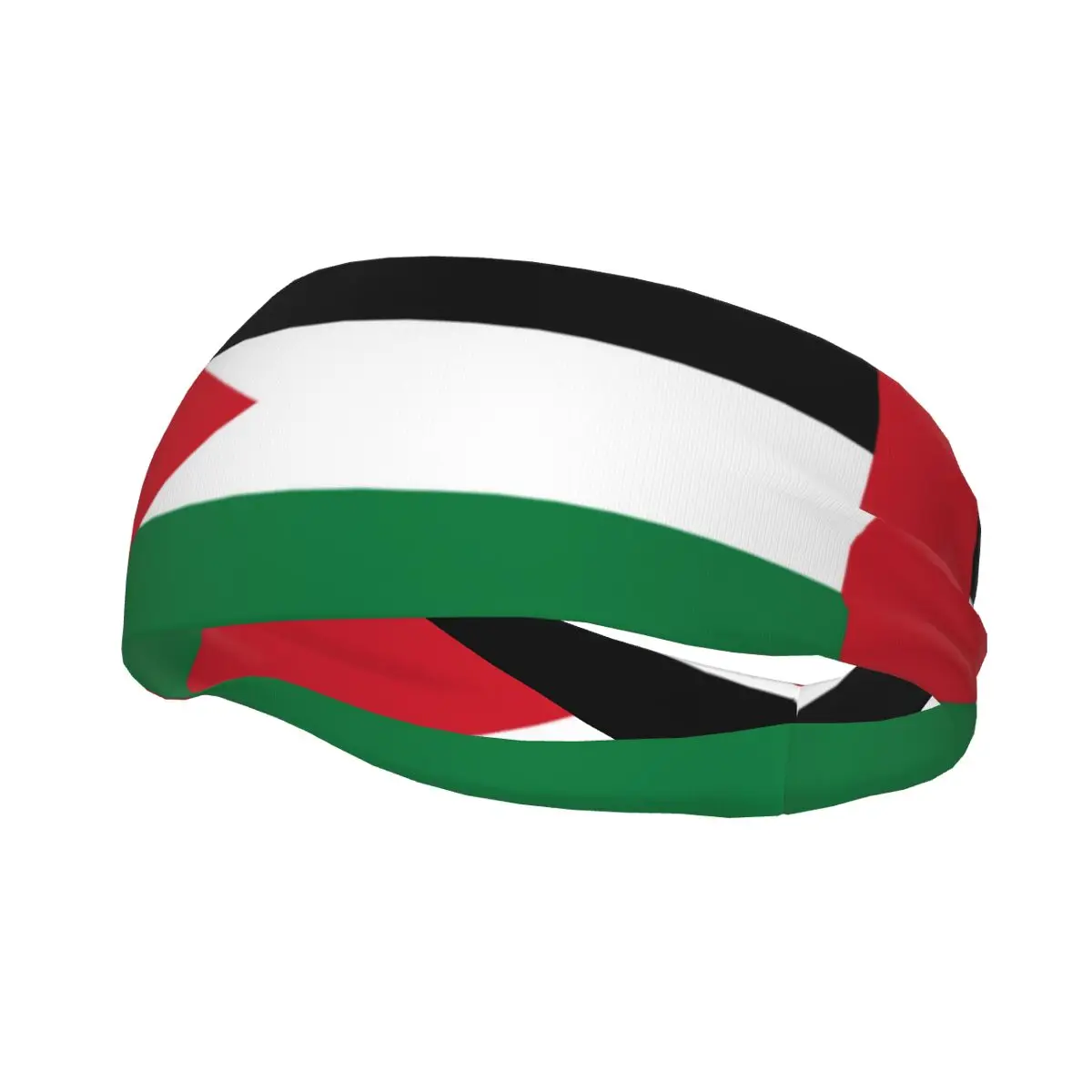 Sports Sweatband Breathable Headband Sweat Hair Head Band Flag Of Palestine Yoga Headband