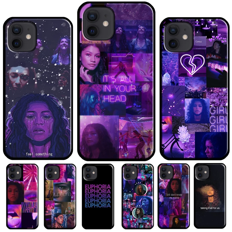 American TV Euphoria Zendaya Rue Phone Case For iPhone 16 15 12 11 14 Pro Max 13 Mini Plus XR X XS Max Back Cover