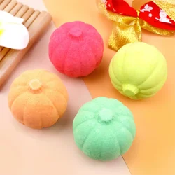 Women's Halloween Pumpkin Bath Salt Balls Moisturizing Bathtub Bubble Bath Balls Bubble Pop Essential Oil Toys Bath Ball Set