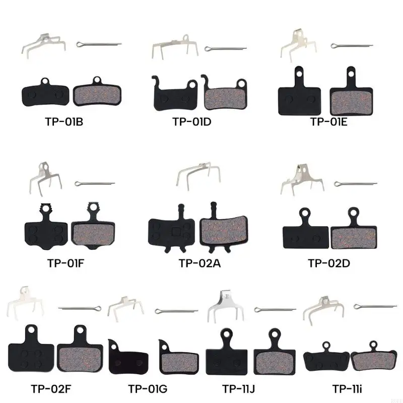 

R6FE Bicycles Bike Disc Brake Pad Replacement SemiMetallic Bicycles Disc Brake Pad for Cycling Mountain Bike