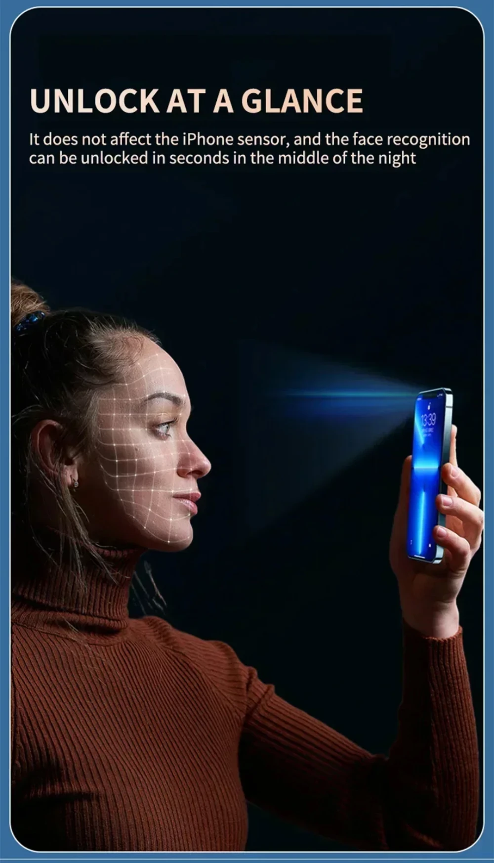 NNBILI 4-teiliger Vollbild-Sichtschutz für iPhone 11 12 13 14 15 16 17 18 Pro Max Anti-Spy-Glas für iPhone 18Pro Glas – Detail 16