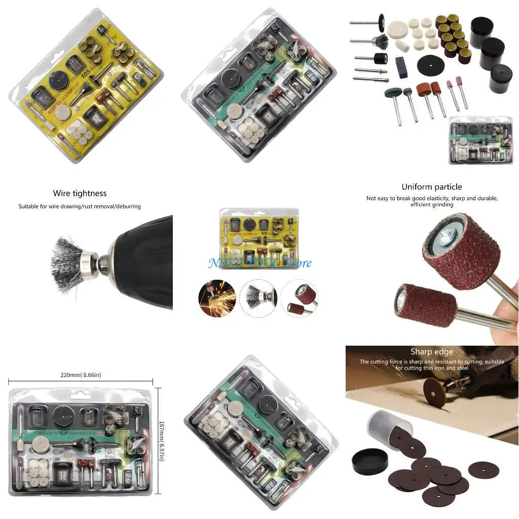 

L8RC Rotary Tool Accessories Abrasive Tool Metal Engraving Electric Rotary Tool