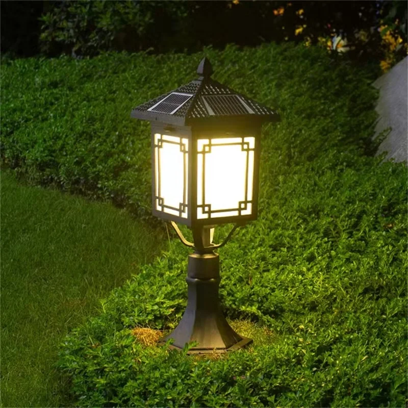 TYLA Classical Outdoor Lawn Lamp Light LED Waterproof Electric Home for Villa Path Garden Decoration