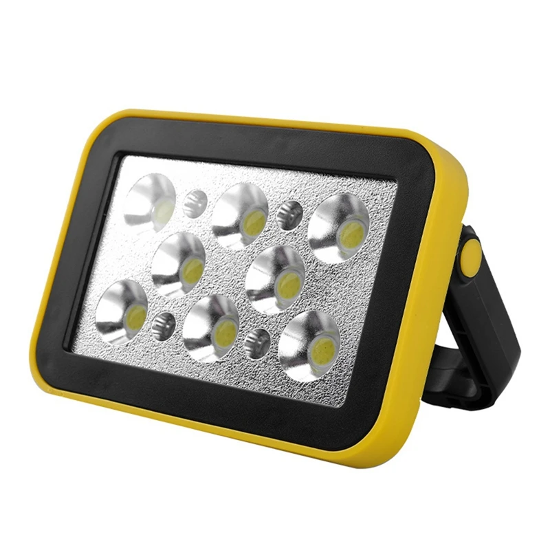 Work Light USB Powered Portable Floodlight With Tripod Waterproof For Work Emergency Camping Repair Site