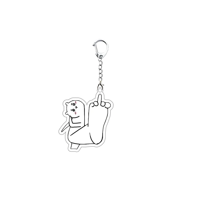 Porte-clés Anime Kawaii Chiikawas, pendentif amusant, accessoires de sac à dos, jouets de décoration Ins, cadeau d'amie mignonne, cadeau de Noël pour les filles