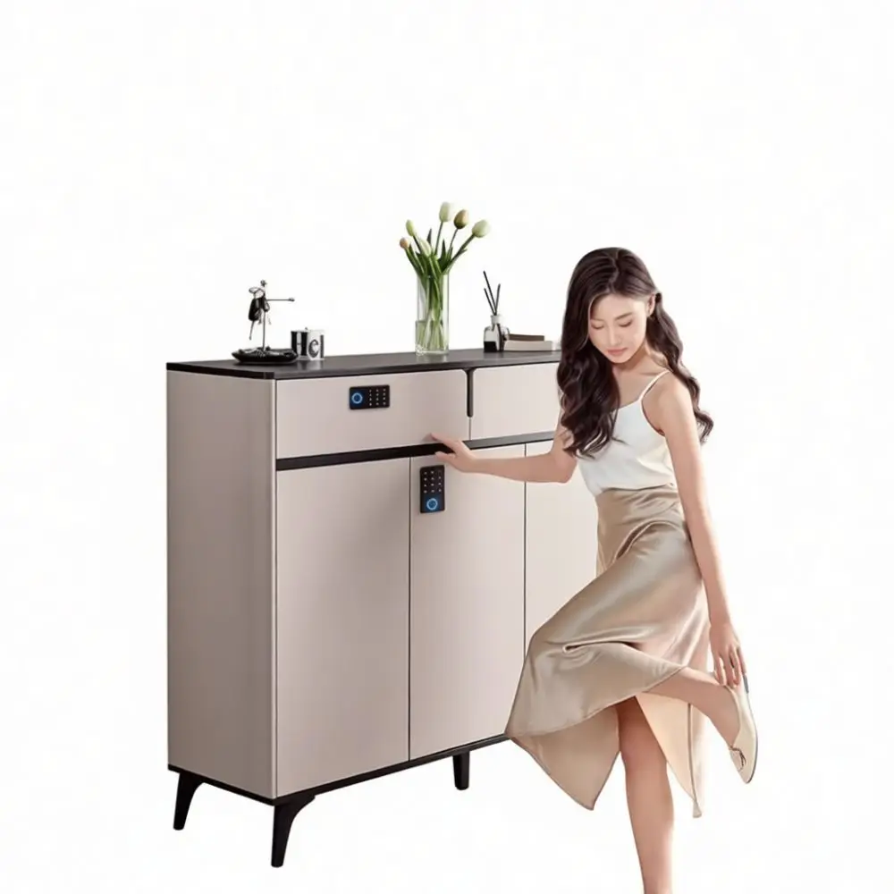Electronic Password Drawer Lock Fingerprint Card Cabinet Lock For Home Office Desk File Furniture Security Privacy