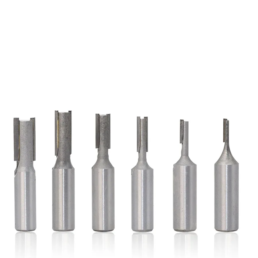 1/4" 1/2" Shank  Fresa High Quality Straight/Dado Router Bits for Wood Cutting Tool Router Bit Woodworking Tools  Herramientas